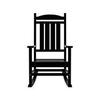 All-Weather Outdoor Patio Poly Classic Porch Rocking Chair (Set of 2)