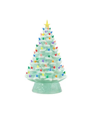 18" Nostalgic Christmas Tree Holiday Decor