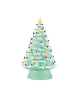 18" Nostalgic Christmas Tree Holiday Decor