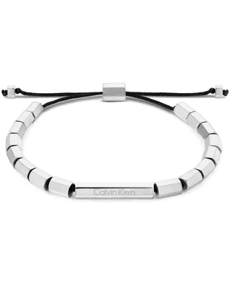 Calvin Klein Men's Stainless Steel Beaded Bracelet
