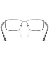 Starck Eyes Men's Rectangle Eyeglasses, SH2071T56-o - Silver