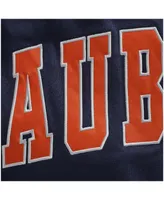 Men's Colosseum Navy Auburn Tigers Big and Tall Full-Zip Hoodie