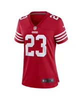 Women's Nike Christian McCaffrey Scarlet San Francisco 49ers Game Player Jersey