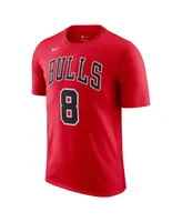 Men's Nike Zach LaVine Red Chicago Bulls Icon 2022/23 Name and Number Performance T-shirt