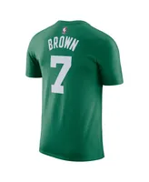 Men's Nike Jaylen Brown Kelly Green Boston Celtics Icon 2022/23 Name and Number Performance T-shirt