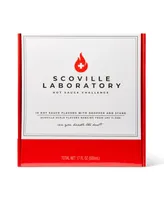 Thoughtfully Gourmet, Scoville Laboratory Hot Sauce Challenge Gift Set, Set of 10 - Assorted Pre