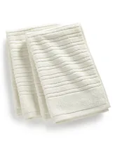 Home Design Quick Dry Cotton 2-Pc. Hand Towel Set, Created for Macy's