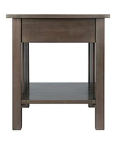Winsome Stafford 22.05" Wood Accent Table