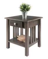 Winsome Stafford 22.05" Wood Accent Table