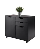 Winsome Halifax 26.3" Wood 2-Drawer Wide Filing Storage Cabinet