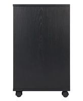 Winsome Halifax 26.3" Wood 3-Small 2-Wide Drawers Storage Cabinet