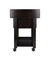 Winsome Sophia 5-Piece Wood Drop Leaf Top Snack Table Set