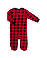 Snugabye Baby Boys or Girls Buffalo Plaid Sleeper