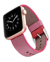 WITHit Pink Nylon Band designed for Apple Watch 42mm (Series 10) & 38/40/41mm