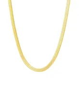 18k Gold Plated Anti-Tarnish Herringbone Necklace