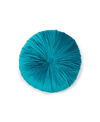 Dormify Bridgette Velvet Round Pillow, 16" x 16", Ultra-Cute Styles to Personalize Your Room