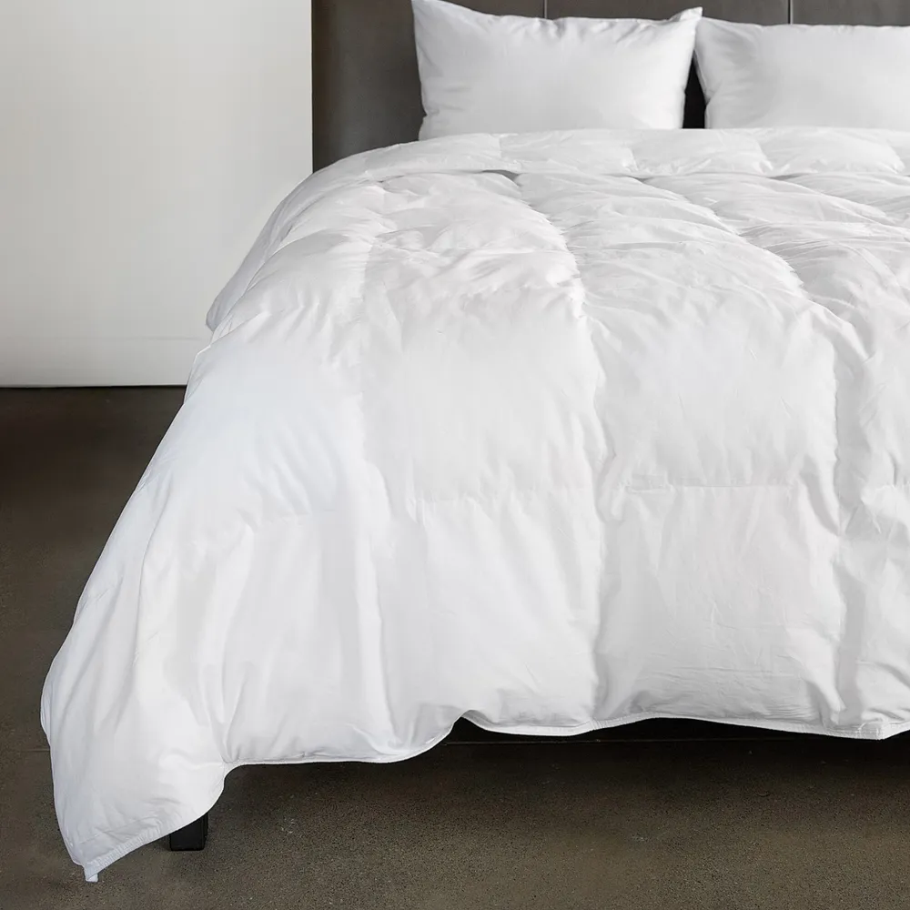 Bokser Home All Season 700 fill Power Luxury White Duck Down Comforter - Twin/Twin Xl