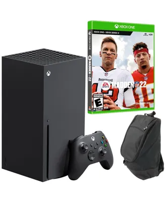 Xbox Series X Console with Madden 22 Game and Carry Bag