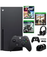 Xbox Series X 1TB Console with Skywalker + 2 Games and Accessories Kit