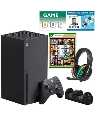 Xbox Series X Console with Gta V, Accessories and 2 Vouchers