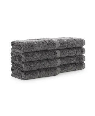 Aston and Arden Luxury Turkish Washcloths, 8-Pack, 600 Gsm, Extra Soft Plush, 13x13, Solid Color Options with Dobby Border