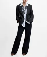 Mango Women's Structured Blazer Button