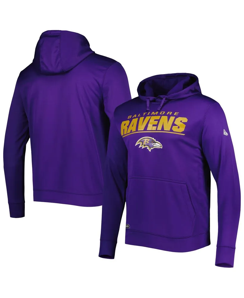 Lids Baltimore Ravens New Era Combine Authentic Stated Logo Pullover Hoodie  - Purple