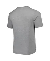 Men's New Era Heathered Gray Atlanta Falcons Combine Authentic Red Zone T-shirt