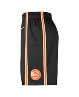 Men's Nike Black Atlanta Hawks 2022/23 City Edition Swingman Shorts