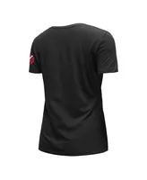 Women's New Era Black Chicago Bulls 2022/23 City Edition V-Neck T-shirt