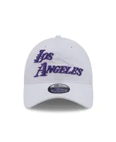 Men's New Era WhiteLos Angeles Lakers 2022/23 City Edition Official 9TWENTY Adjustable Hat