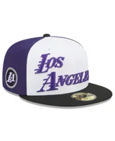 Men's New Era Black Los Angeles Lakers 2022/23 City Edition Official 59FIFTY Fitted Hat