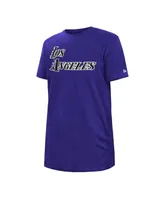 Men's New Era Los Angeles Lakers 2022/23 City Edition Big and Tall T-shirt