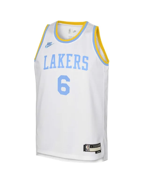 Nike Big Boys LeBron James White Los Angeles Lakers 2022/23 Swingman Jersey  - Classic Edition - Macy's