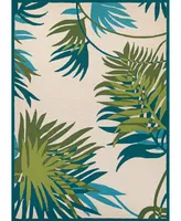 Couristan Covington Summer Laila Floral Hooked Round Area Rug