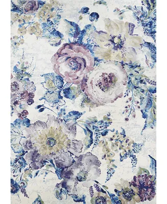 Couristan Easton Floral Chic 5'3" x 7'6" Area Rug