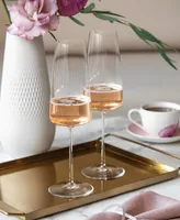 Metro Chic Champagne Flute Set, 2 Piece