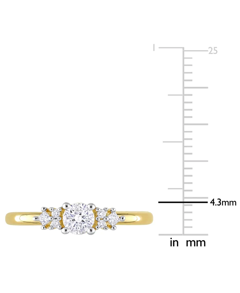 Diamond Engagement Ring (3/8 ct. t.w.) 14k Gold