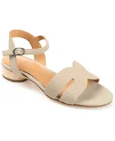 Journee Signature Women's Starlee Ankle Strap Sandals