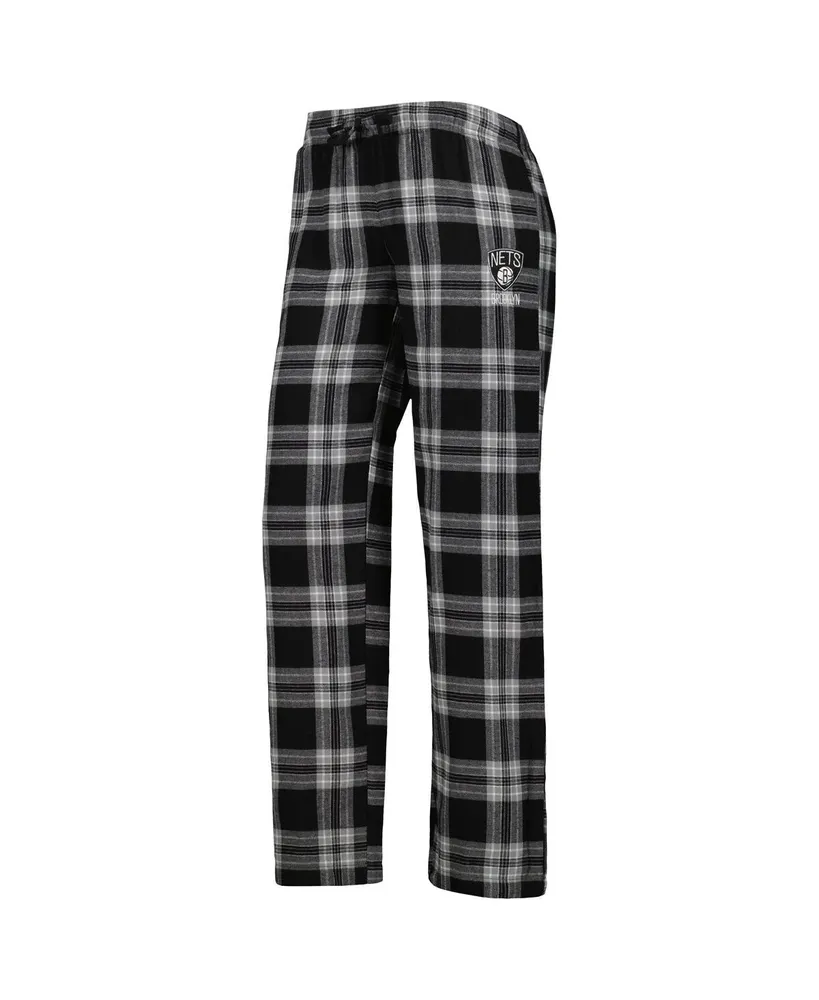 Women's Concepts Sport Black, Gray Brooklyn Nets Badge T-shirt and Pajama Pants Sleep Set