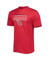 Men's Concepts Sport Cardinal, Black Arizona Cardinals Badge Top and Pants Sleep Set