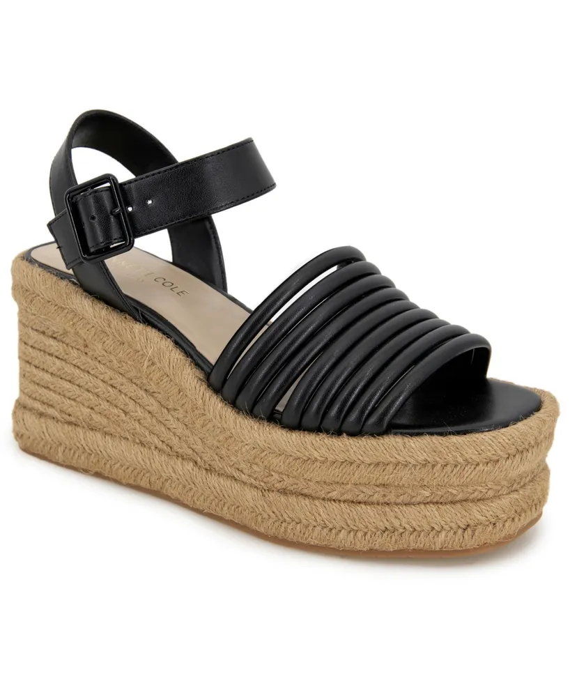 Kenneth Cole New York Women's Shelby Espadrille Platform Sandals