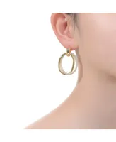 Rachel Glauber 14K Gold Plated Cubic Zirconia Stud Earrings