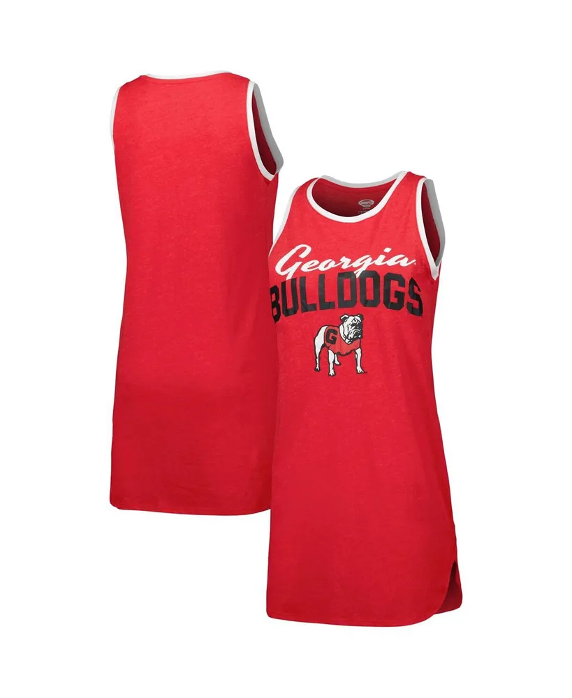 Women's Concepts Sport Red Georgia Bulldogs Tank Nightshirt