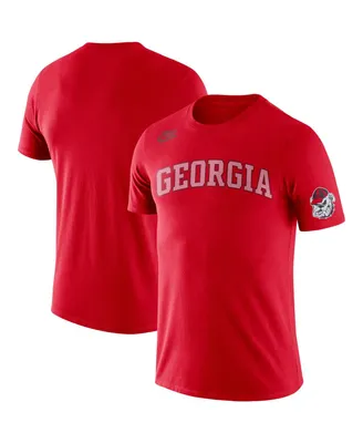 Men's Nike Red Georgia Bulldogs Basketball Retro 2-Hit T-shirt
