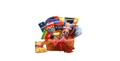 Gbds Celebrate America Picnic Gift Basket - July 4th gift basket - patriotic gift basket