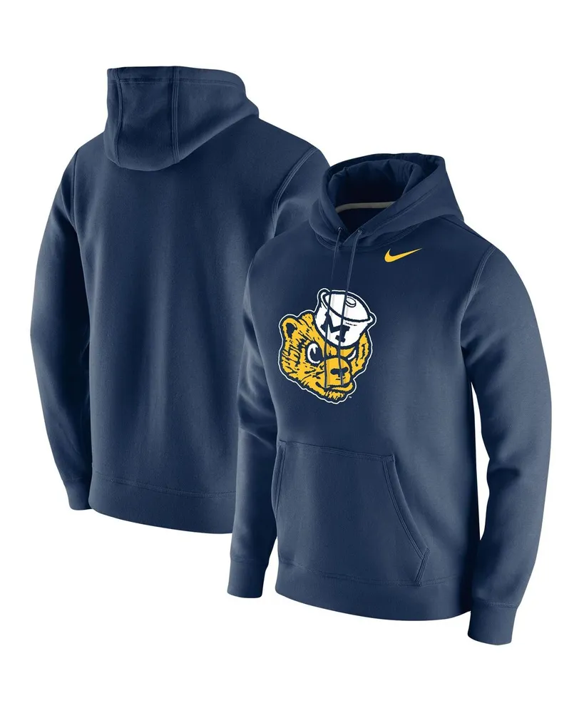 Men's Nike Navy Michigan Wolverines Vintage-Like Sailor Hat Wolverine Hoodie