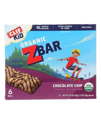 Clif Kid ZBar - Organic ZBar - Chocolate Chip - Case of 9