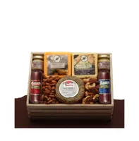 Gbds Premium Selections Meat & Cheese Gift Crate - meat and cheese gift baskets
