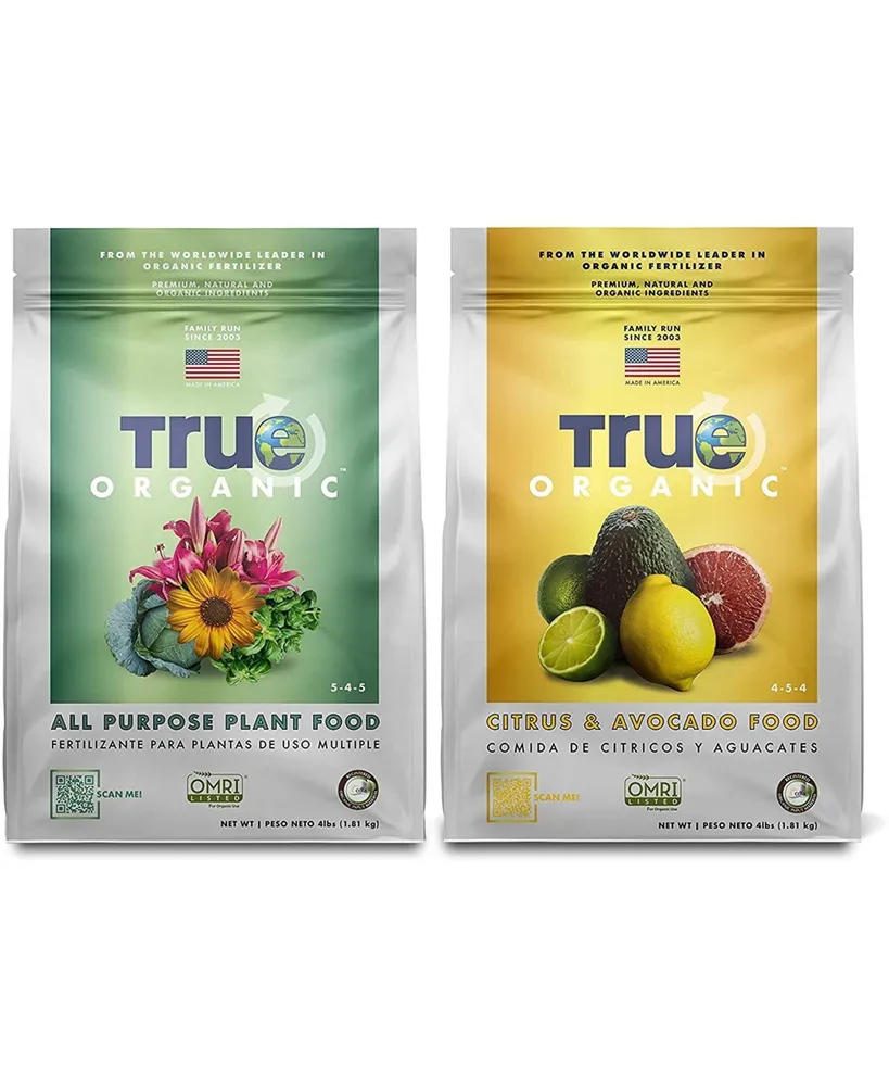 True Organic R0014 Granular Citrus & Avocado Food, 4 lb bag